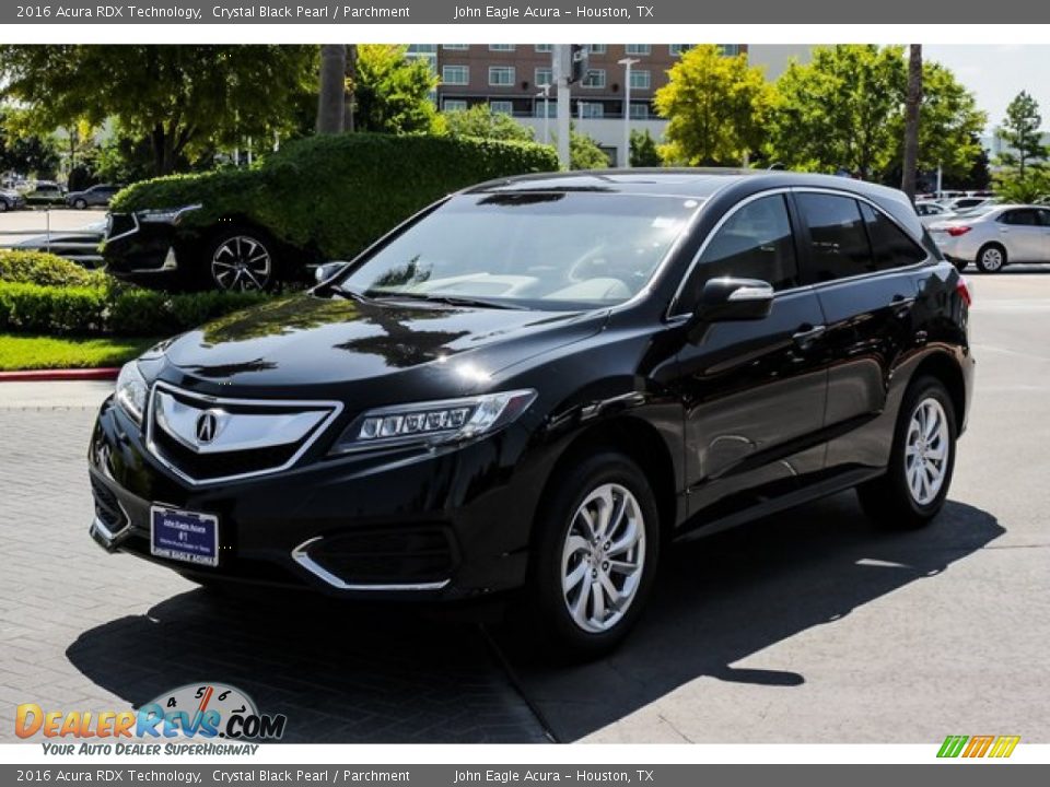 2016 Acura RDX Technology Crystal Black Pearl / Parchment Photo #3
