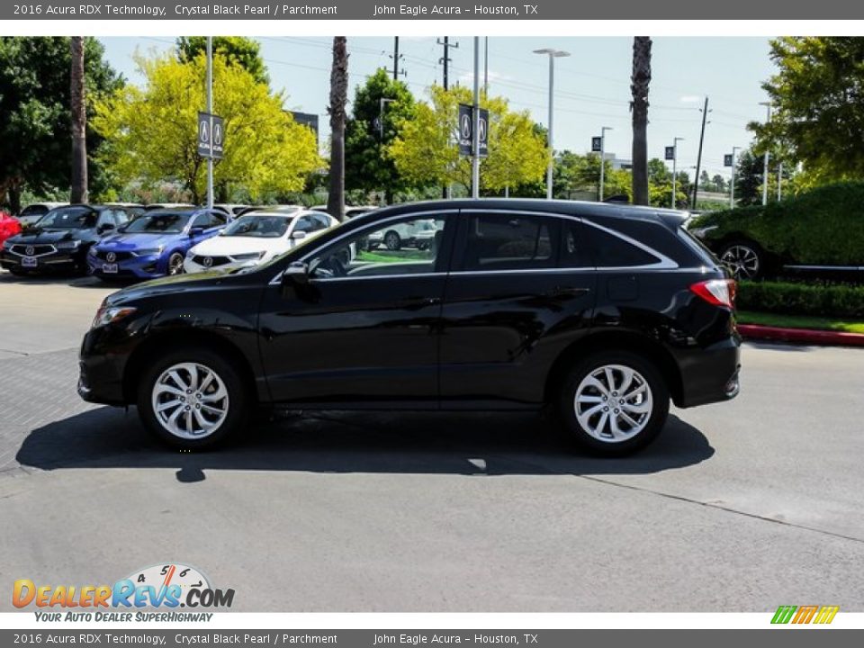 2016 Acura RDX Technology Crystal Black Pearl / Parchment Photo #4