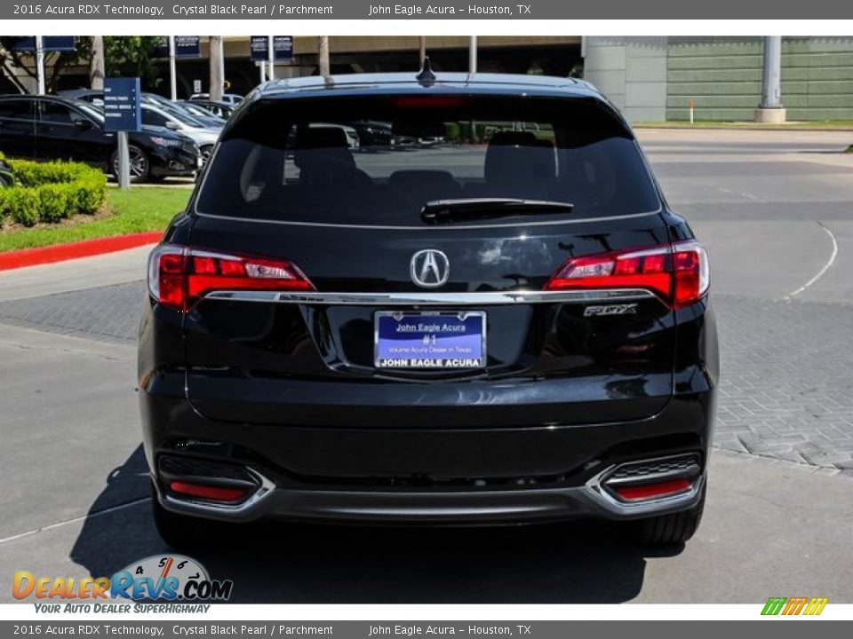 2016 Acura RDX Technology Crystal Black Pearl / Parchment Photo #6