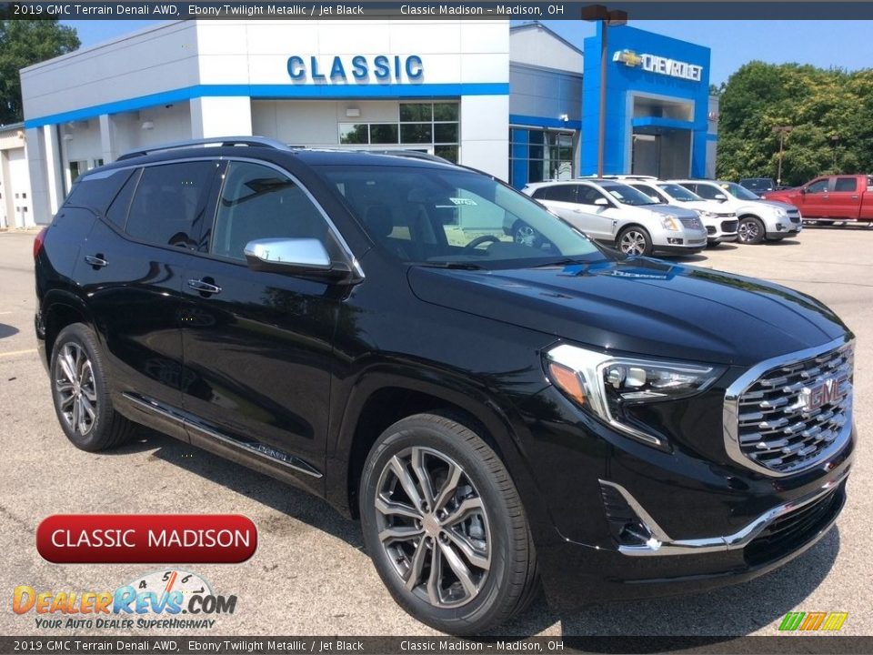 2019 GMC Terrain Denali AWD Ebony Twilight Metallic / Jet Black Photo #1