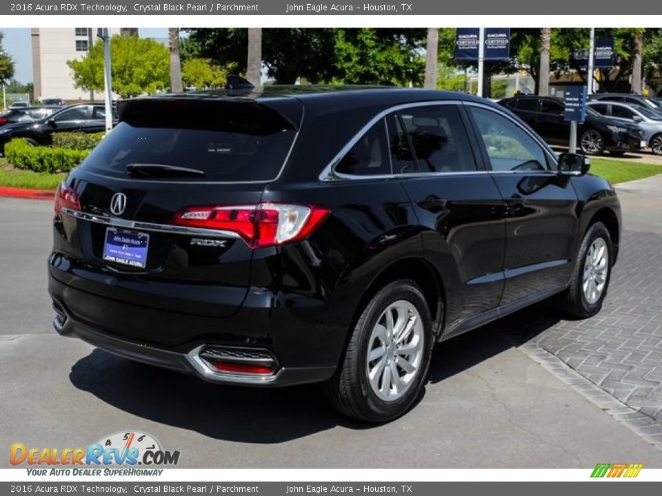 2016 Acura RDX Technology Crystal Black Pearl / Parchment Photo #7