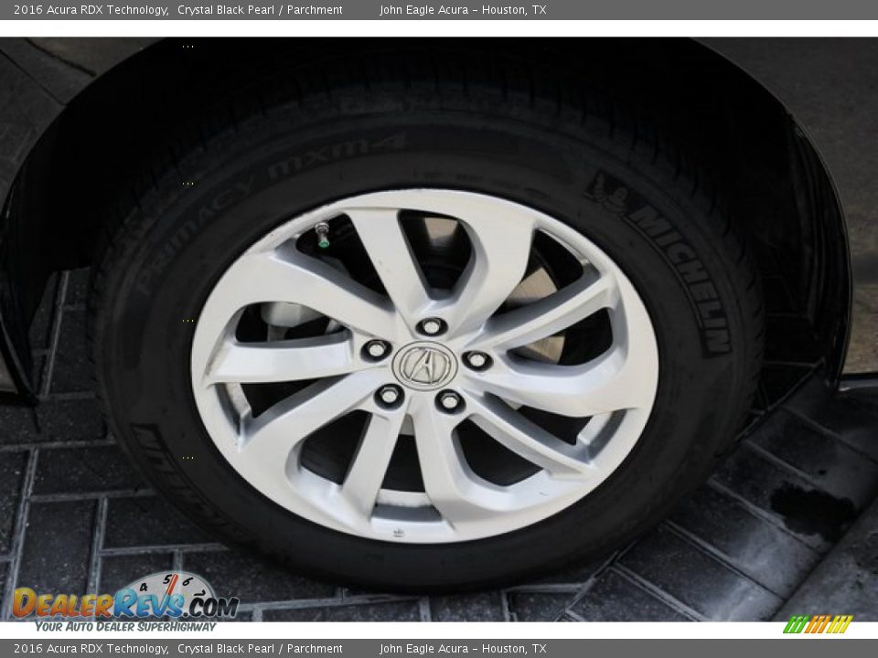 2016 Acura RDX Technology Crystal Black Pearl / Parchment Photo #10
