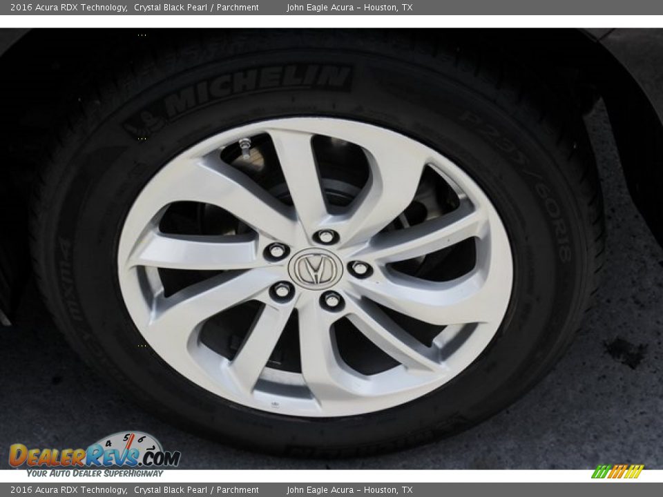 2016 Acura RDX Technology Crystal Black Pearl / Parchment Photo #11