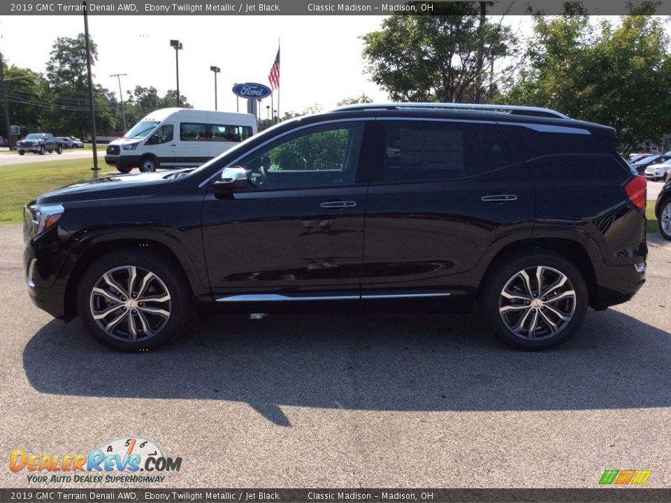 2019 GMC Terrain Denali AWD Ebony Twilight Metallic / Jet Black Photo #6
