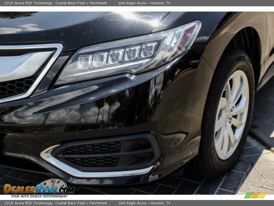 2016 Acura RDX Technology Crystal Black Pearl / Parchment Photo #12