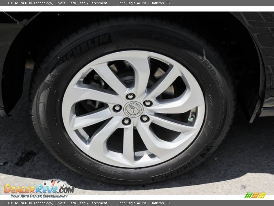 2016 Acura RDX Technology Crystal Black Pearl / Parchment Photo #13