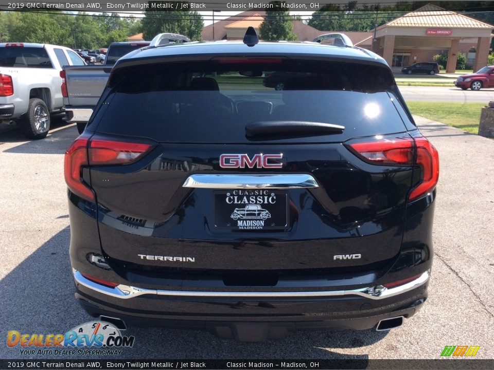 2019 GMC Terrain Denali AWD Ebony Twilight Metallic / Jet Black Photo #8