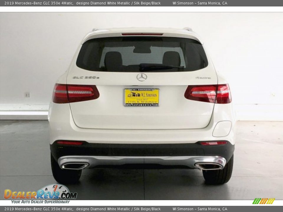 2019 Mercedes-Benz GLC 350e 4Matic designo Diamond White Metallic / Silk Beige/Black Photo #3
