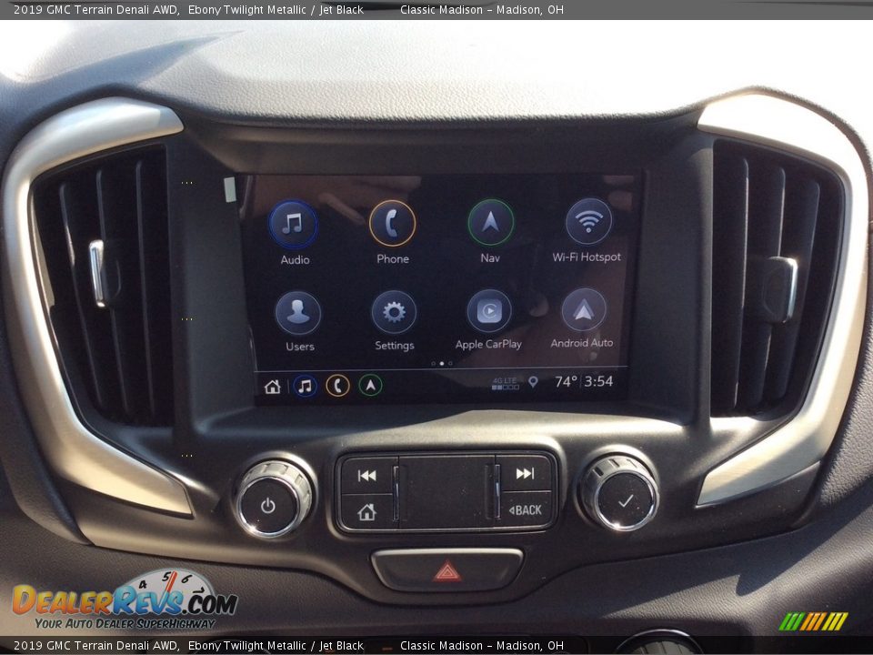 2019 GMC Terrain Denali AWD Ebony Twilight Metallic / Jet Black Photo #14