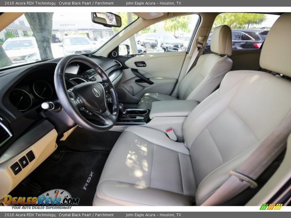 2016 Acura RDX Technology Crystal Black Pearl / Parchment Photo #19