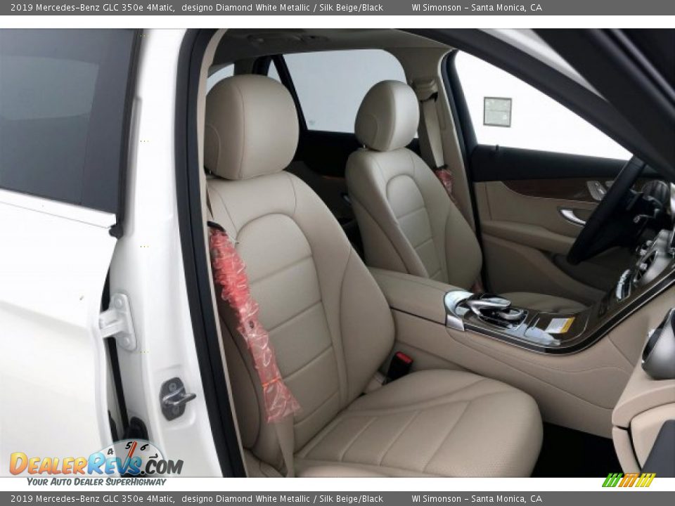 2019 Mercedes-Benz GLC 350e 4Matic designo Diamond White Metallic / Silk Beige/Black Photo #5