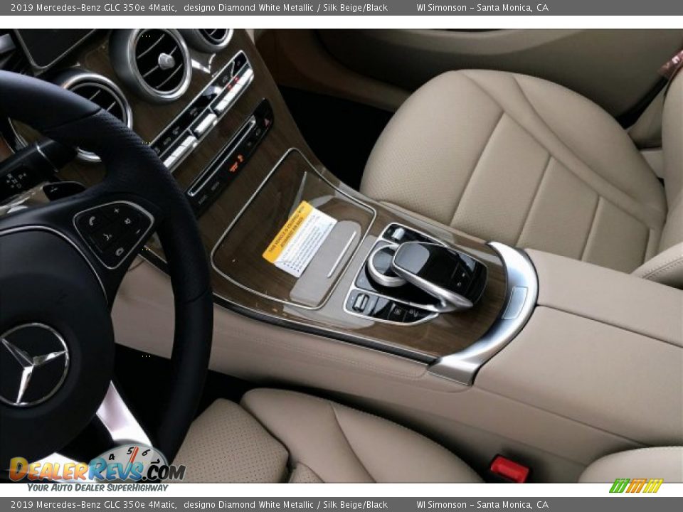 2019 Mercedes-Benz GLC 350e 4Matic designo Diamond White Metallic / Silk Beige/Black Photo #7