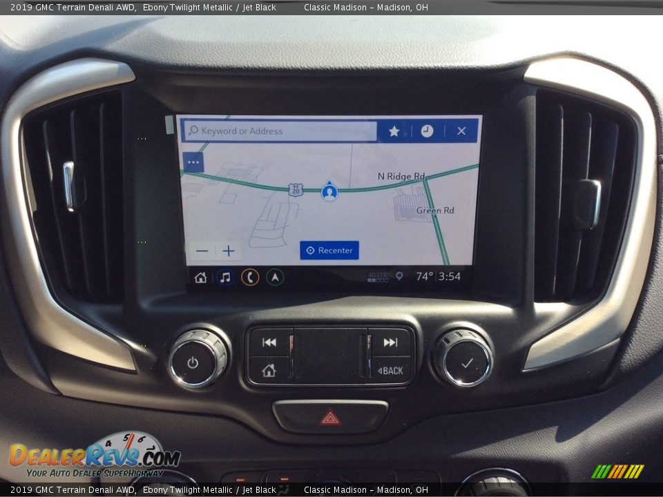 2019 GMC Terrain Denali AWD Ebony Twilight Metallic / Jet Black Photo #20