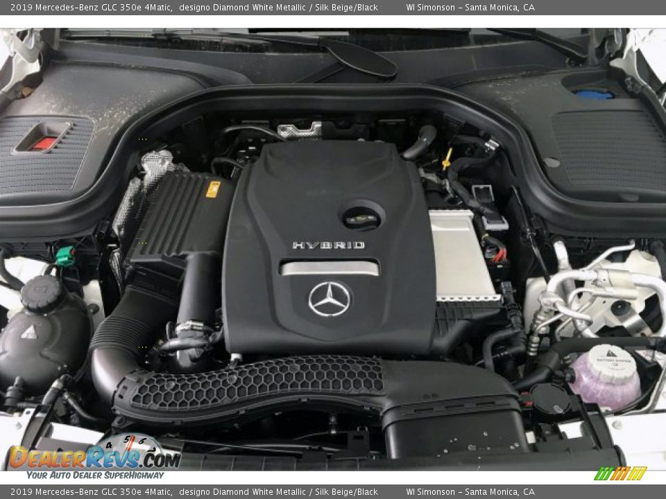 2019 Mercedes-Benz GLC 350e 4Matic designo Diamond White Metallic / Silk Beige/Black Photo #8