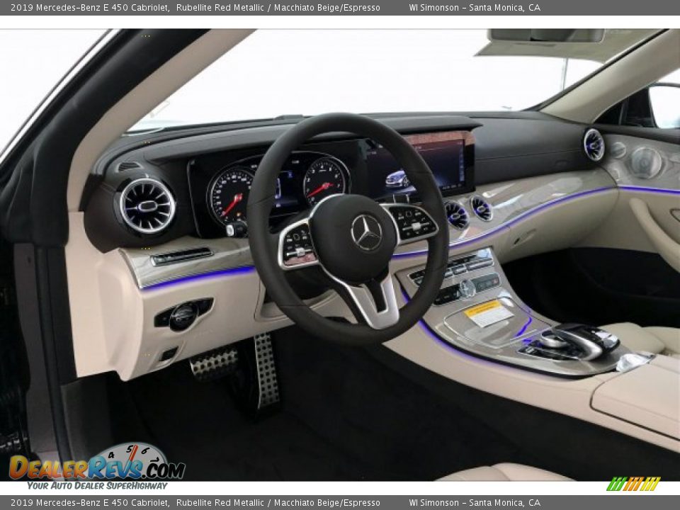 2019 Mercedes-Benz E 450 Cabriolet Rubellite Red Metallic / Macchiato Beige/Espresso Photo #4