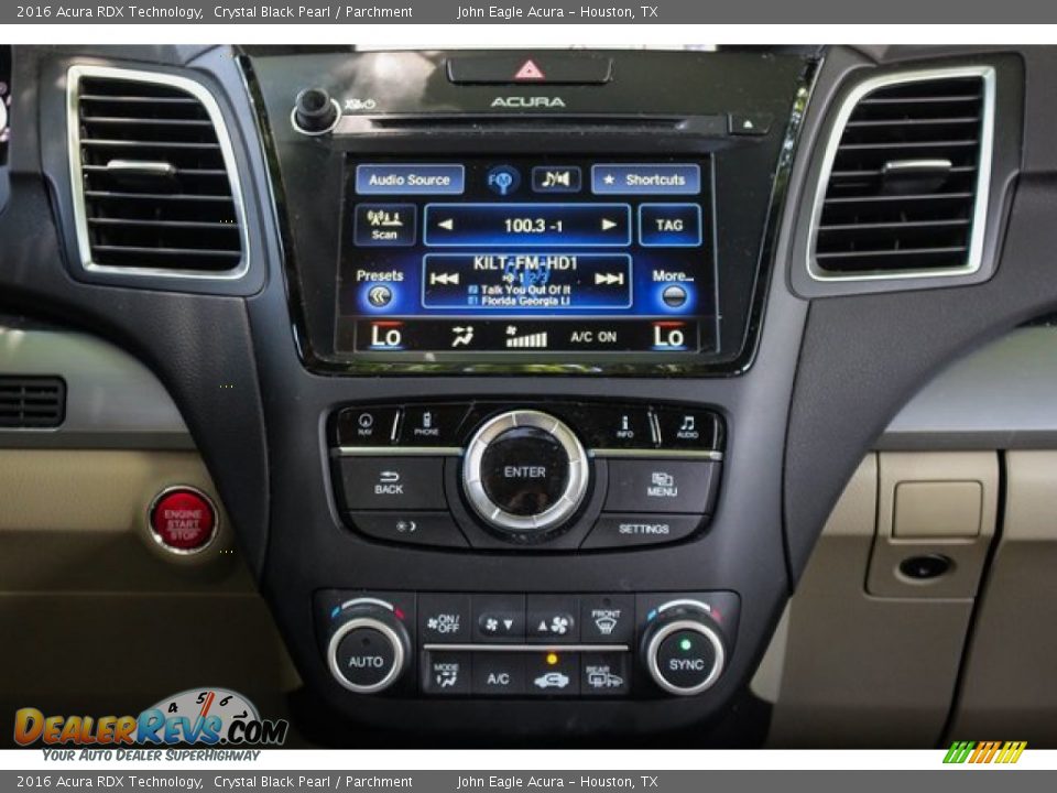 2016 Acura RDX Technology Crystal Black Pearl / Parchment Photo #29