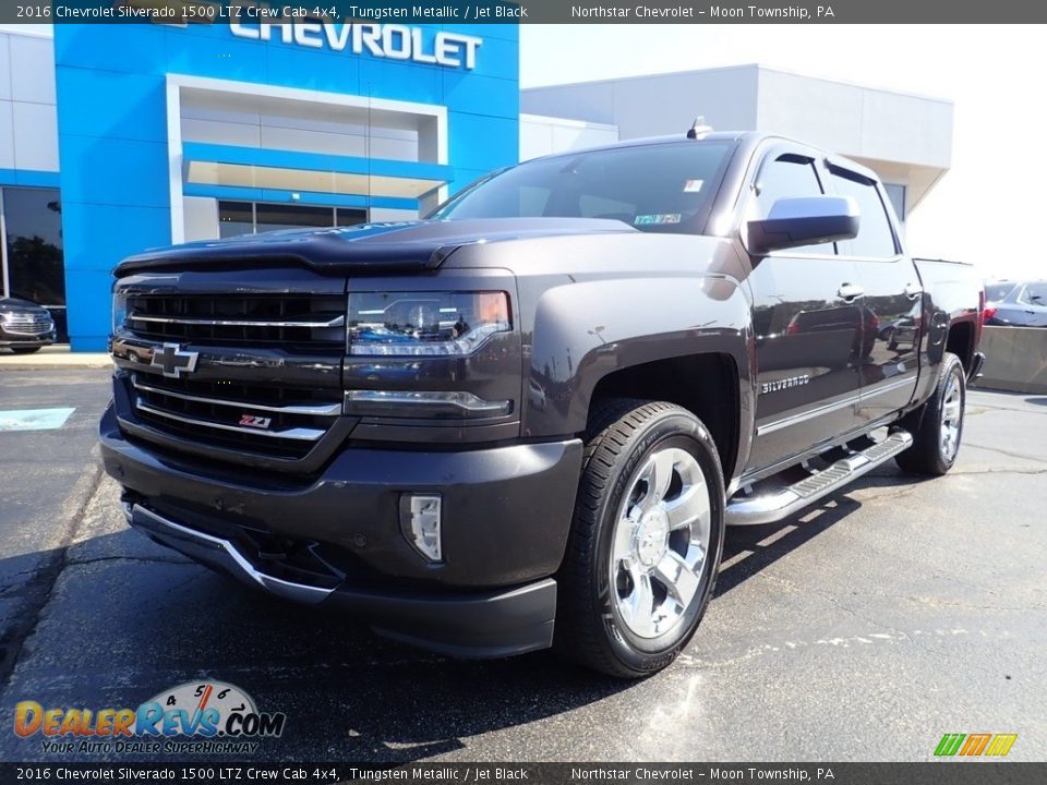 2016 Chevrolet Silverado 1500 LTZ Crew Cab 4x4 Tungsten Metallic / Jet Black Photo #2