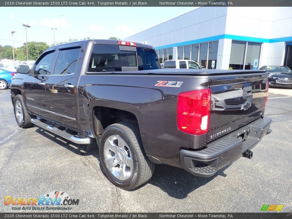 2016 Chevrolet Silverado 1500 LTZ Crew Cab 4x4 Tungsten Metallic / Jet Black Photo #4