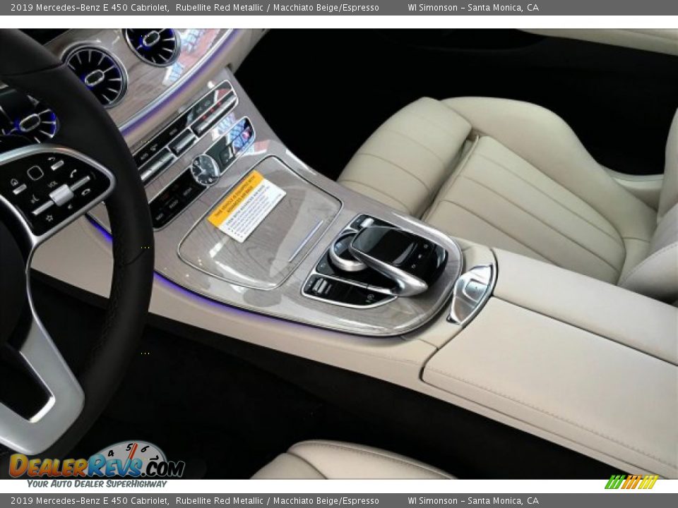 2019 Mercedes-Benz E 450 Cabriolet Rubellite Red Metallic / Macchiato Beige/Espresso Photo #7