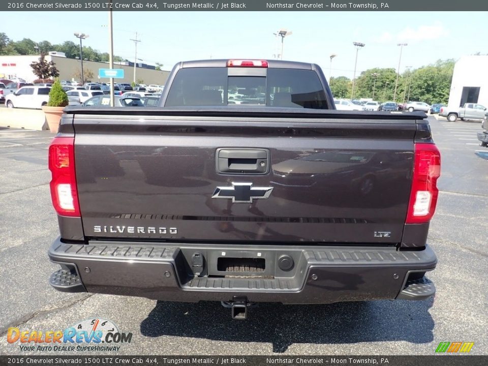 2016 Chevrolet Silverado 1500 LTZ Crew Cab 4x4 Tungsten Metallic / Jet Black Photo #6