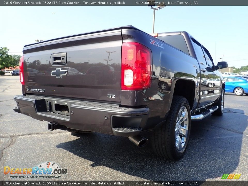 2016 Chevrolet Silverado 1500 LTZ Crew Cab 4x4 Tungsten Metallic / Jet Black Photo #7
