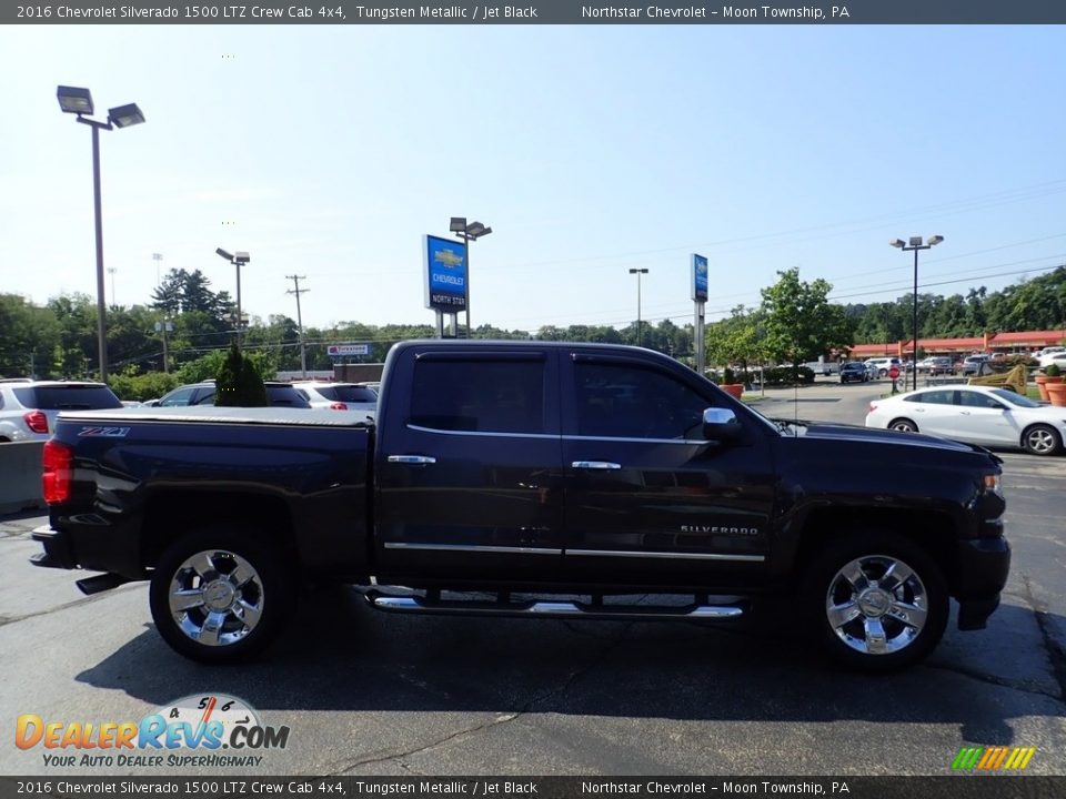2016 Chevrolet Silverado 1500 LTZ Crew Cab 4x4 Tungsten Metallic / Jet Black Photo #9