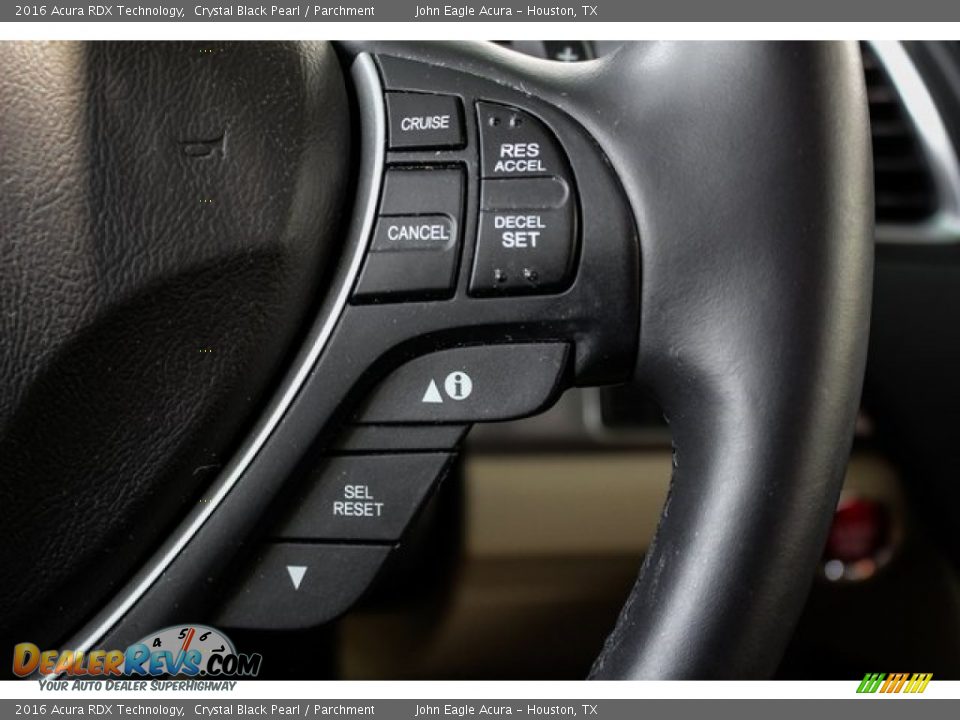 2016 Acura RDX Technology Crystal Black Pearl / Parchment Photo #36