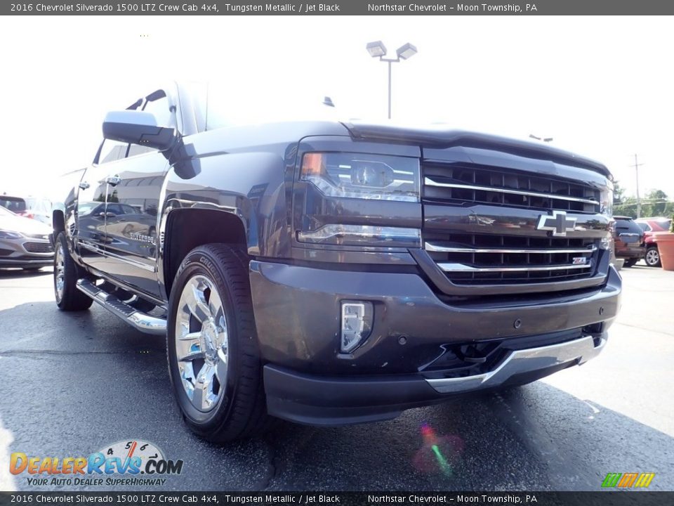 2016 Chevrolet Silverado 1500 LTZ Crew Cab 4x4 Tungsten Metallic / Jet Black Photo #11