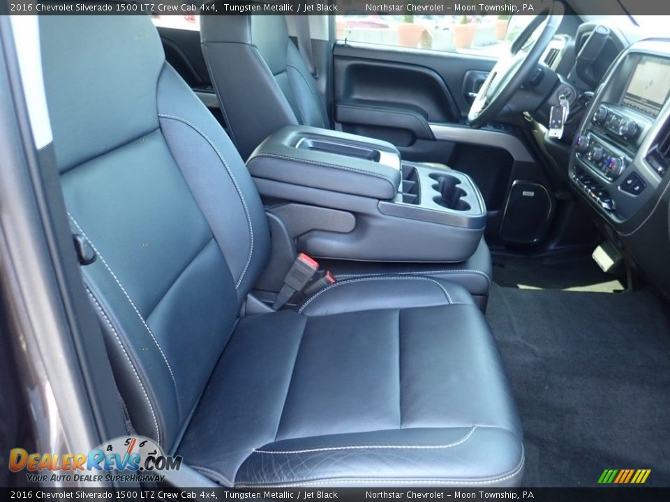 2016 Chevrolet Silverado 1500 LTZ Crew Cab 4x4 Tungsten Metallic / Jet Black Photo #14