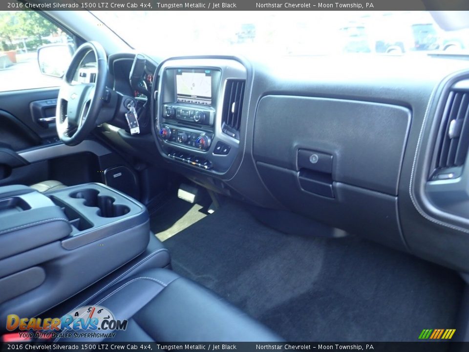 2016 Chevrolet Silverado 1500 LTZ Crew Cab 4x4 Tungsten Metallic / Jet Black Photo #15