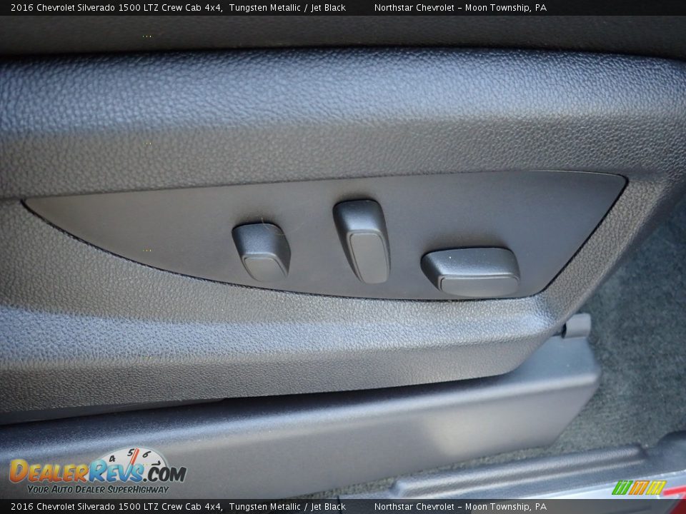 2016 Chevrolet Silverado 1500 LTZ Crew Cab 4x4 Tungsten Metallic / Jet Black Photo #16