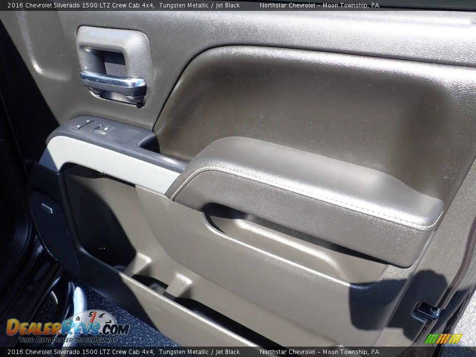 2016 Chevrolet Silverado 1500 LTZ Crew Cab 4x4 Tungsten Metallic / Jet Black Photo #17