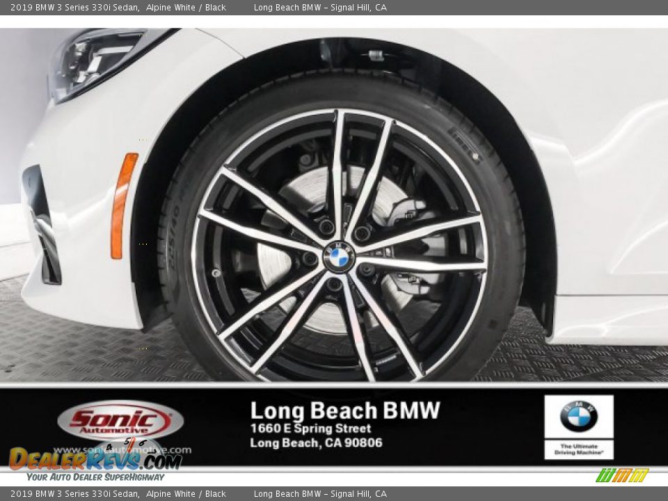 2019 BMW 3 Series 330i Sedan Alpine White / Black Photo #8