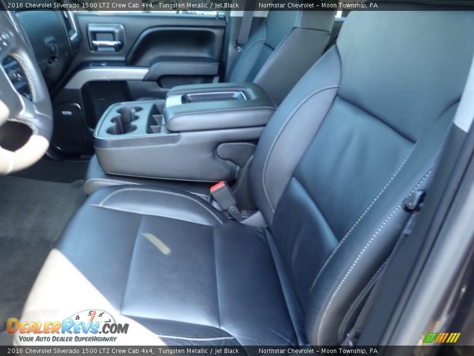 2016 Chevrolet Silverado 1500 LTZ Crew Cab 4x4 Tungsten Metallic / Jet Black Photo #20
