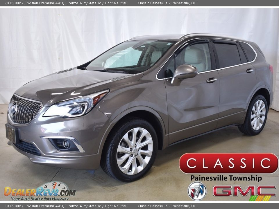 2016 Buick Envision Premium AWD Bronze Alloy Metallic / Light Neutral Photo #1