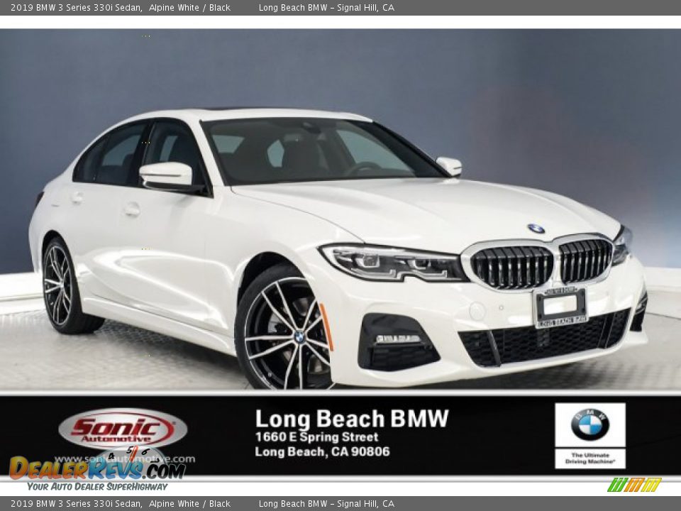 2019 BMW 3 Series 330i Sedan Alpine White / Black Photo #9
