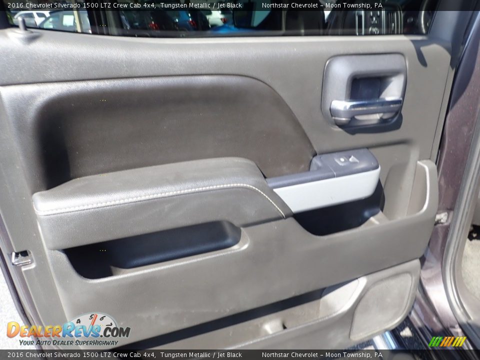 2016 Chevrolet Silverado 1500 LTZ Crew Cab 4x4 Tungsten Metallic / Jet Black Photo #23