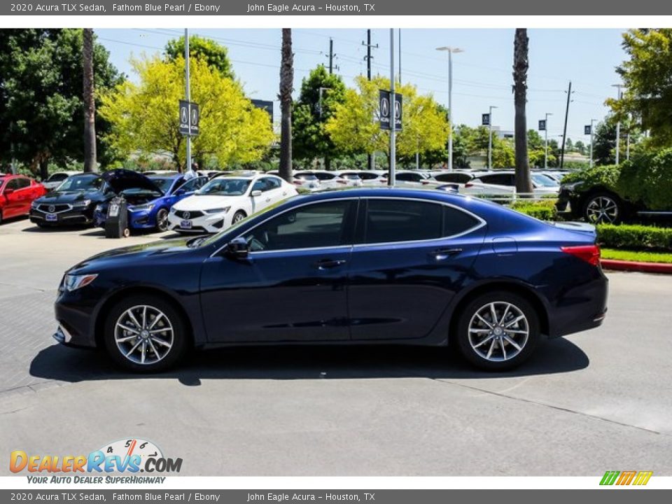 2020 Acura TLX Sedan Fathom Blue Pearl / Ebony Photo #4
