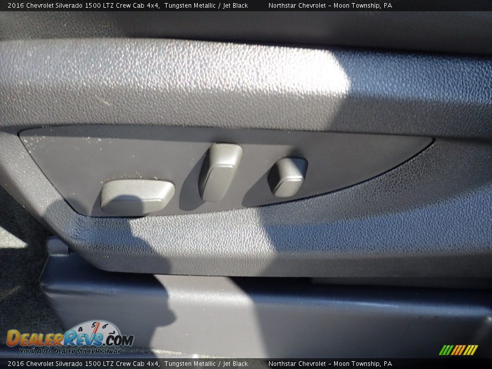 2016 Chevrolet Silverado 1500 LTZ Crew Cab 4x4 Tungsten Metallic / Jet Black Photo #25