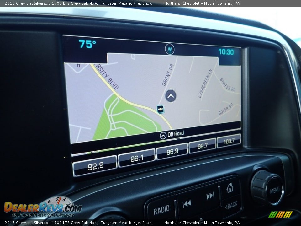 2016 Chevrolet Silverado 1500 LTZ Crew Cab 4x4 Tungsten Metallic / Jet Black Photo #26