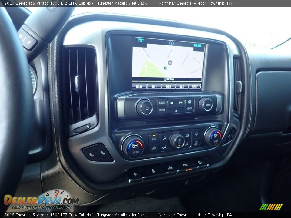 2016 Chevrolet Silverado 1500 LTZ Crew Cab 4x4 Tungsten Metallic / Jet Black Photo #27