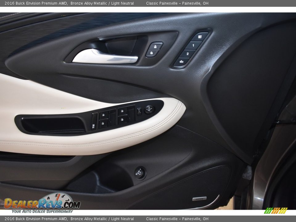 2016 Buick Envision Premium AWD Bronze Alloy Metallic / Light Neutral Photo #10