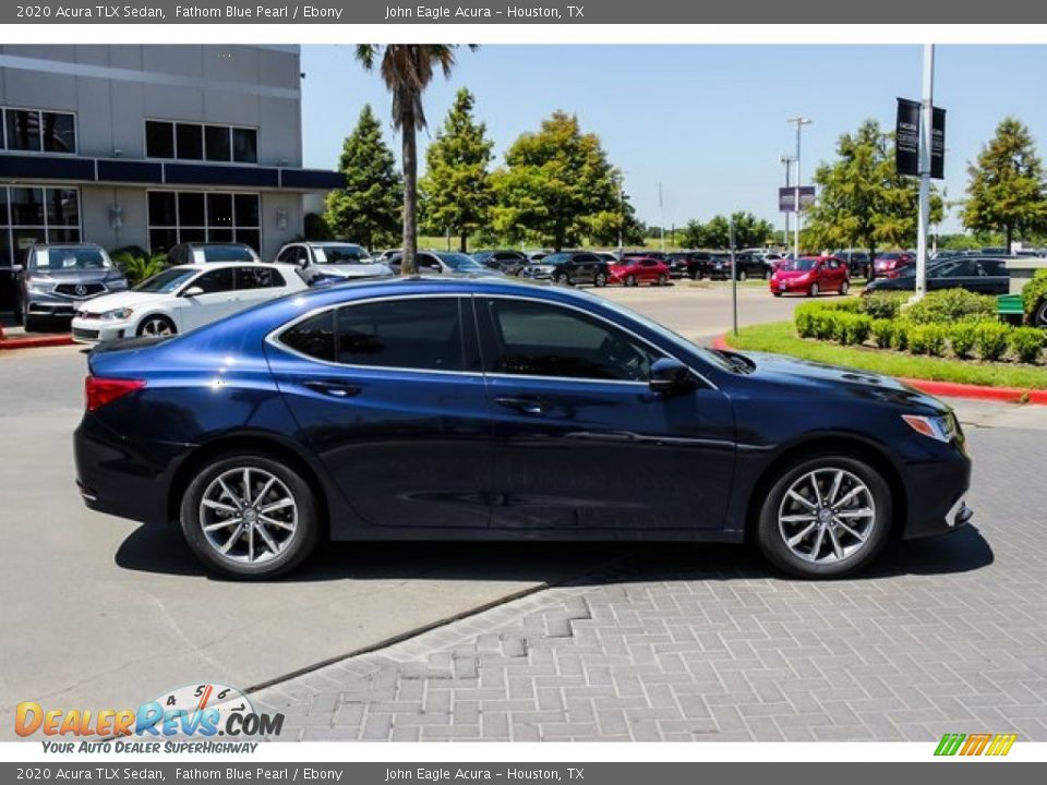 Fathom Blue Pearl 2020 Acura TLX Sedan Photo #8