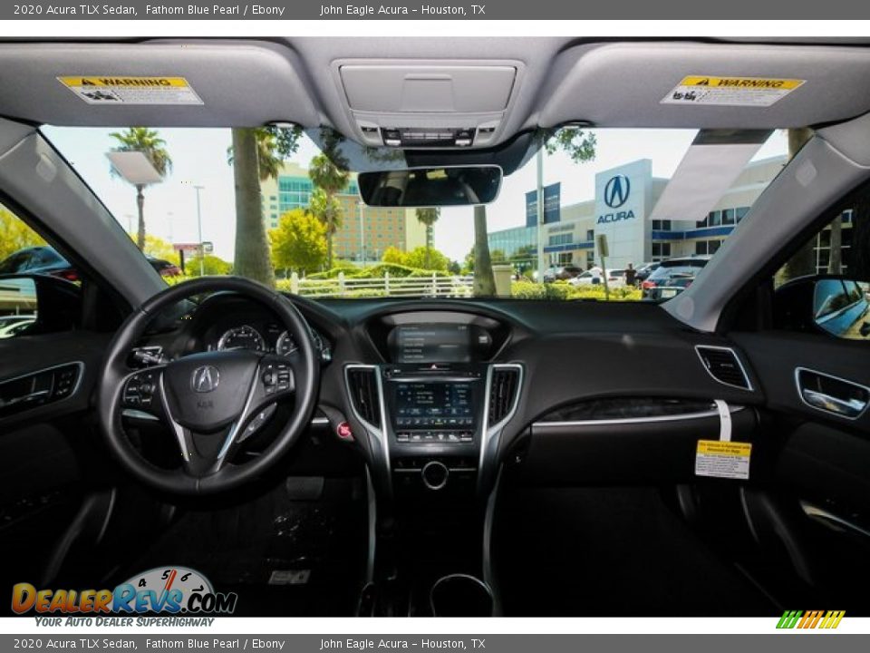 2020 Acura TLX Sedan Fathom Blue Pearl / Ebony Photo #9