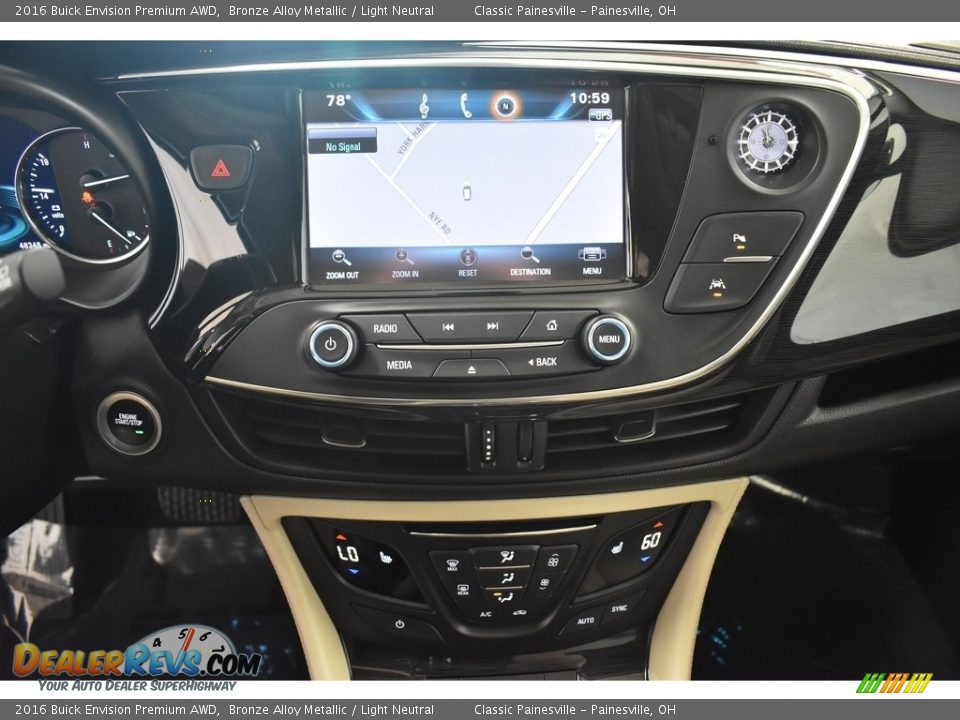 2016 Buick Envision Premium AWD Bronze Alloy Metallic / Light Neutral Photo #13