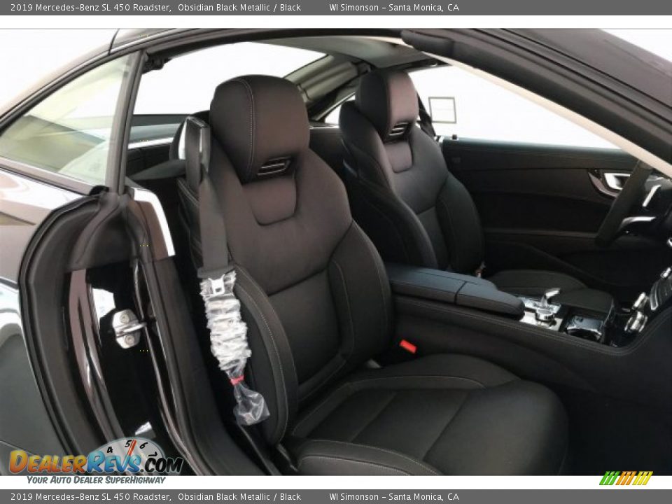 2019 Mercedes-Benz SL 450 Roadster Obsidian Black Metallic / Black Photo #5