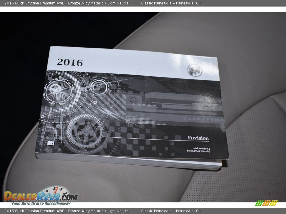 2016 Buick Envision Premium AWD Bronze Alloy Metallic / Light Neutral Photo #18