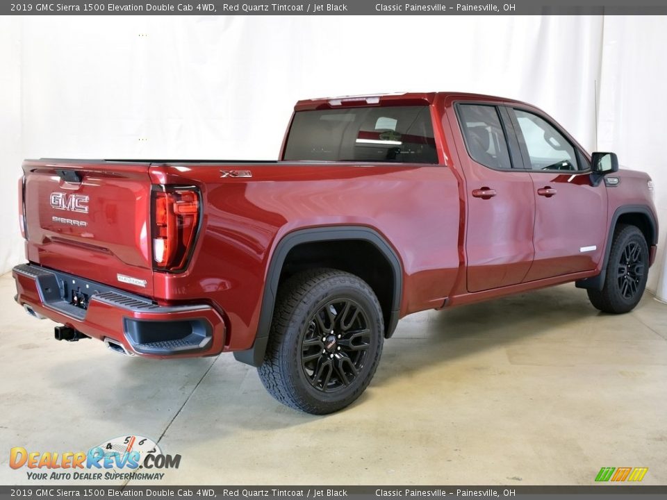 2019 GMC Sierra 1500 Elevation Double Cab 4WD Red Quartz Tintcoat / Jet Black Photo #2