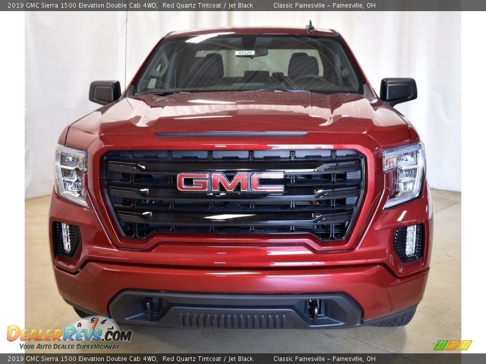 2019 GMC Sierra 1500 Elevation Double Cab 4WD Red Quartz Tintcoat / Jet Black Photo #4