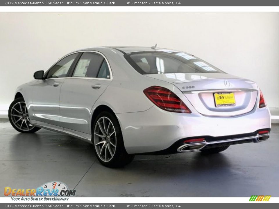 2019 Mercedes-Benz S 560 Sedan Iridium Silver Metallic / Black Photo #2